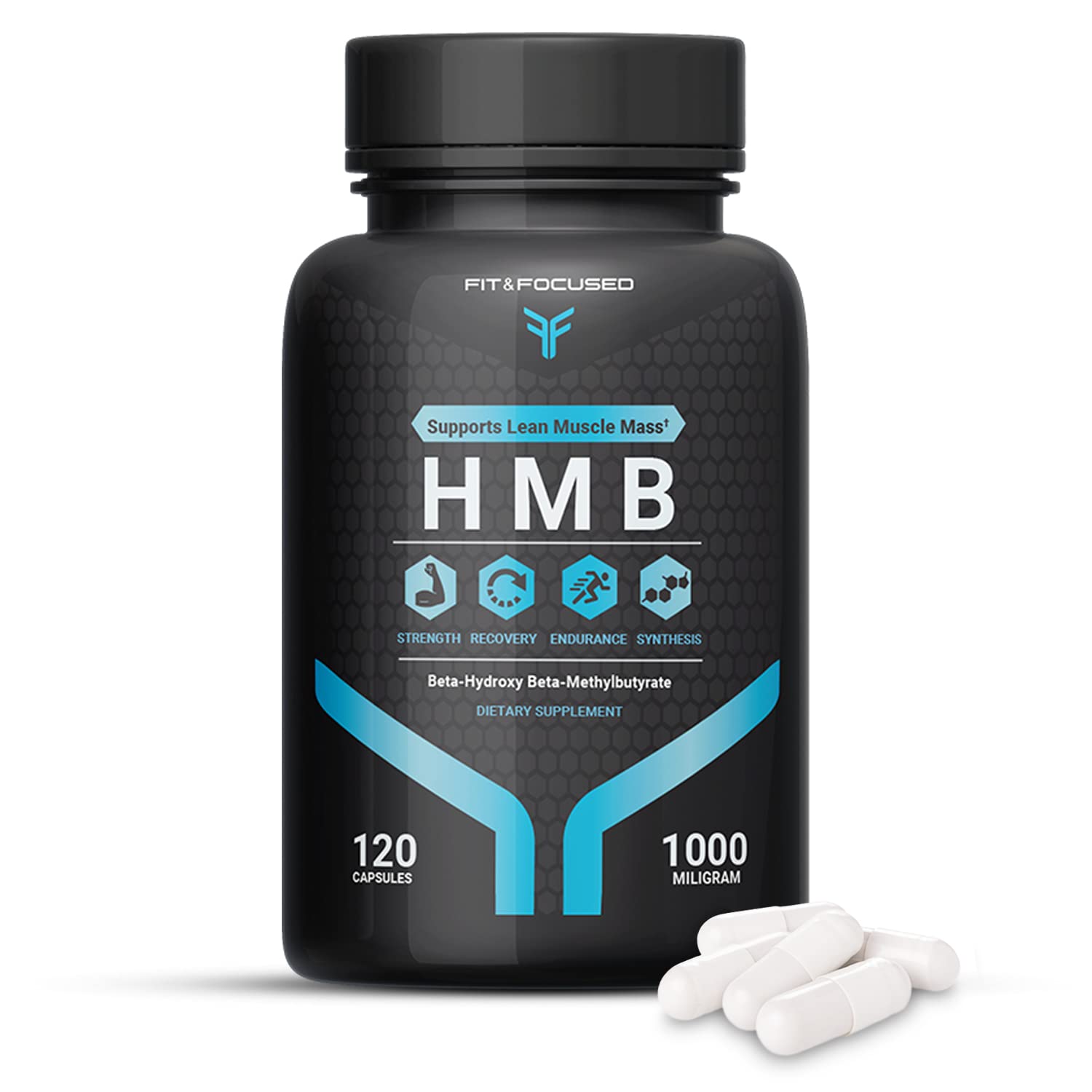 Amazon.com: Fit & Focused 1000mg HMB βeta-Hydroxy βeta